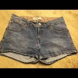 Denim shorts